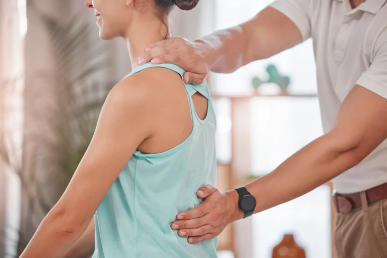 chiropractor consultation and woman in physical t 2022 12 30 00 00 36 utc